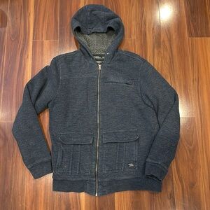 O’NEILL Sherpa lined zip up hoodie